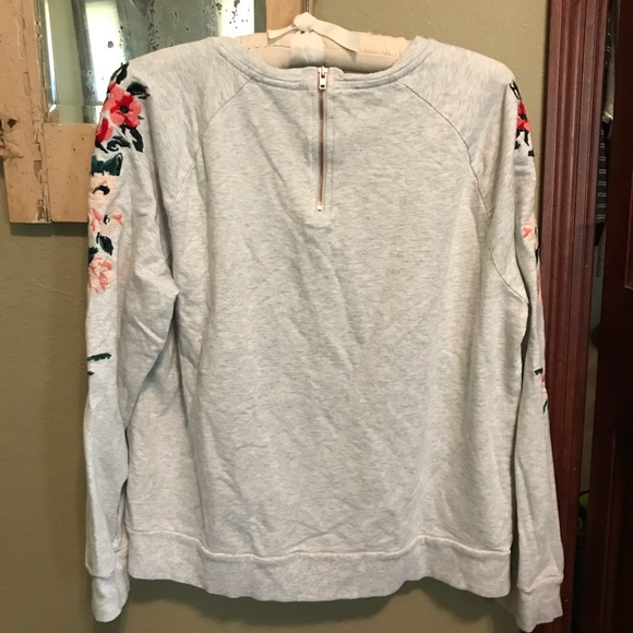 A New Day Beautiful Embroidered Sweatshirt - Picture 4 of 5